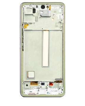 Replacement OLED Assembly With Frame Compatible For Samsung Galaxy A53 5G (A536 / 2022) (Service Pack) (White)