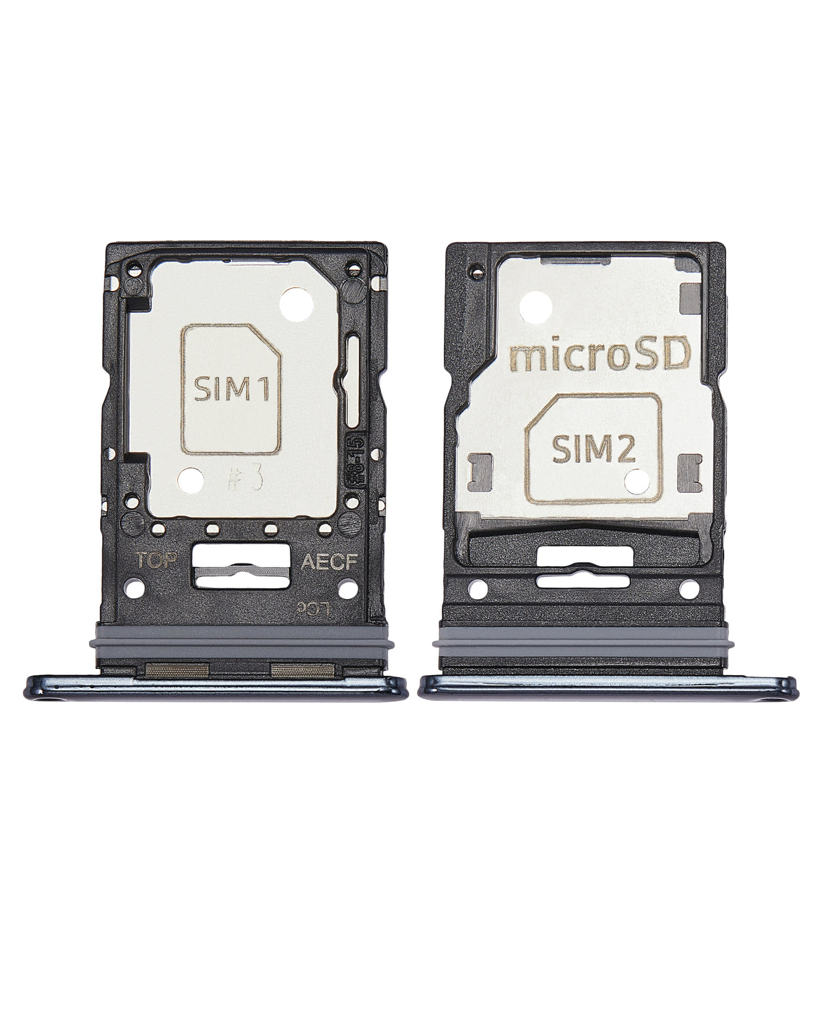 Replacement Dual Sim Card Tray Compatible For Samsung Galaxy A53 5G (A536 / 2022) (Black)