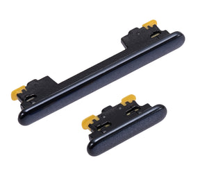 Replacement Hard Buttons (Power / Volume) Compatible For Samsung Galaxy A53 5G (A536 / 2022) (Black)