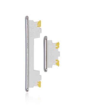 Replacement Hard Buttons (Power / Volume) Compatible For Samsung Galaxy A53 5G (A536 / 2022) (White)