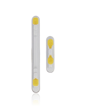 Replacement Hard Buttons (Power / Volume) Compatible For Samsung Galaxy A53 5G (A536 / 2022) (White)