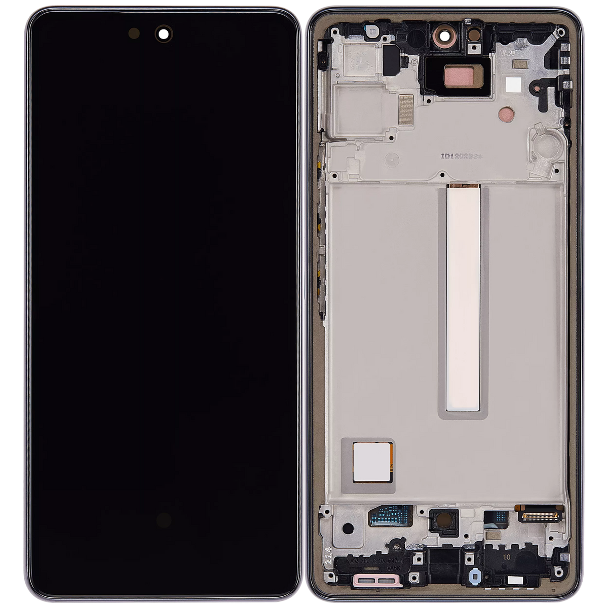 Replacement OLED Assembly With Frame Compatible For Samsung Galaxy A53 5G (A536 / 2022) (6.46") (Vemake) (Black)