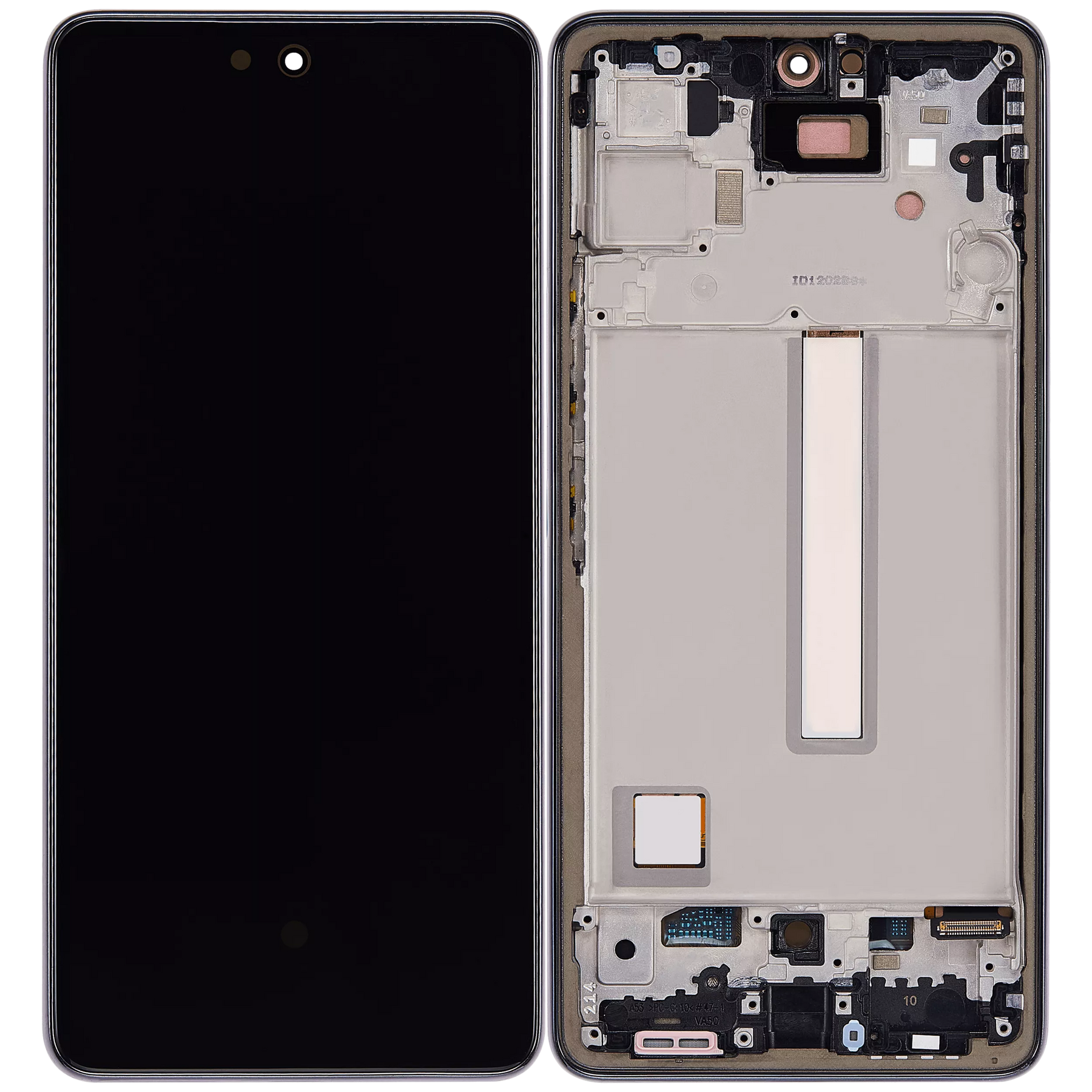 Replacement OLED Assembly With Frame Compatible For Samsung Galaxy A53 5G (A536 / 2022) (6.46") (Vemake) (Black)
