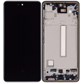 Replacement OLED Assembly With Frame Compatible For Samsung Galaxy A53 5G (A536 / 2022) (6.46") (Vemake) (Black)