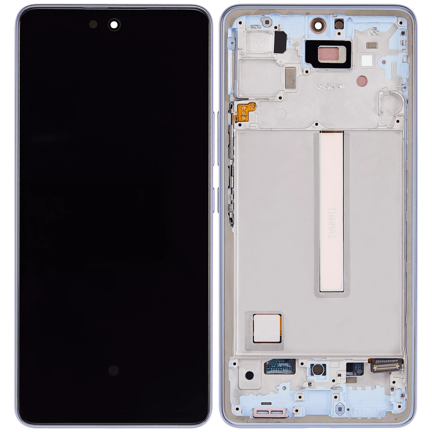 Replacement OLED Assembly With Frame Compatible For Samsung Galaxy A53 5G (A536 / 2022) (6.46") (Vemake) (Blue)