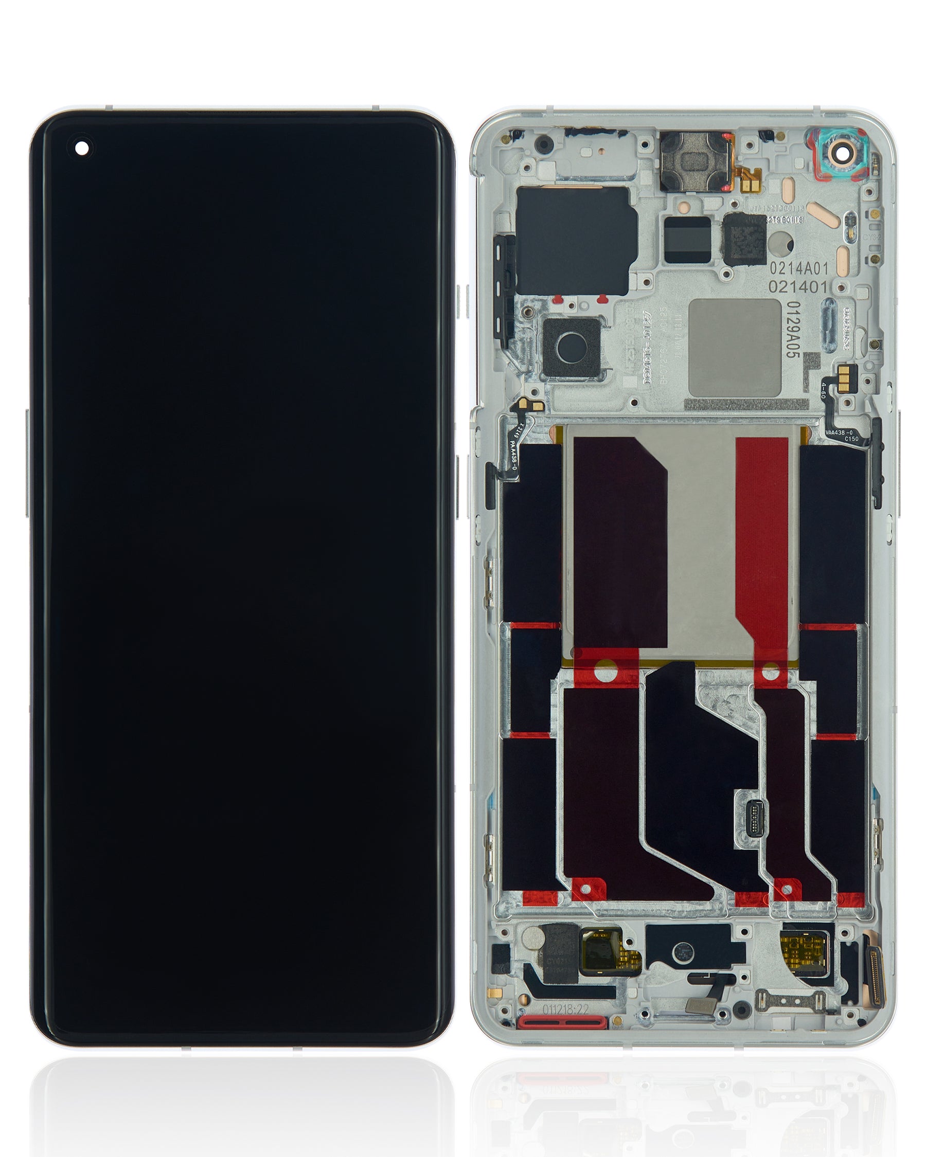 Replacement OLED Assembly With Frame Compatible For OnePlus 10 Pro (Refurbished) (Panda White)