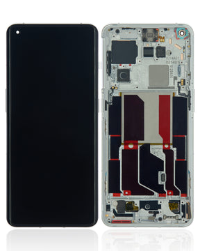 Replacement OLED Assembly With Frame Compatible For OnePlus 10 Pro (Refurbished) (Panda White)