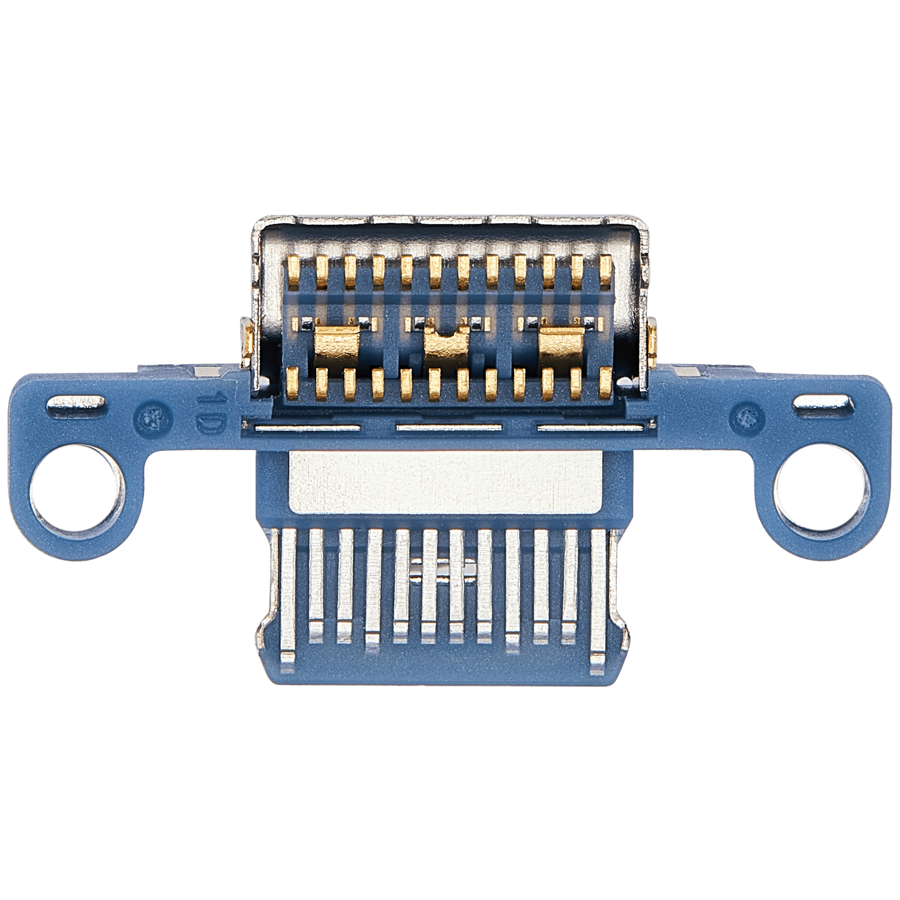 Charging Port Only Compatible For iPad 10 (2022) (Soldering Required) (Blue) (10 Pack)