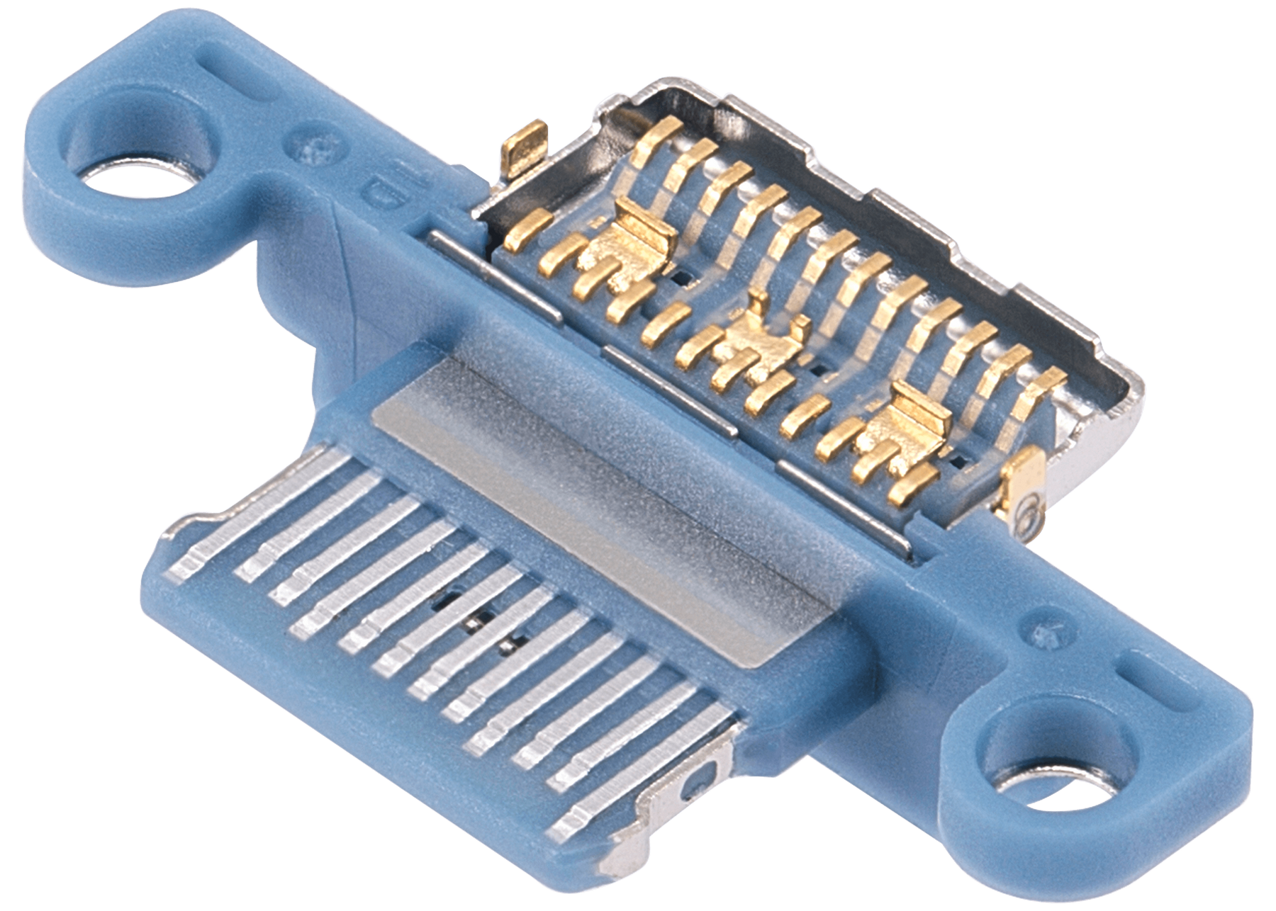 Charging Port Only Compatible For iPad 10 (2022) (Soldering Required) (Blue) (10 Pack)