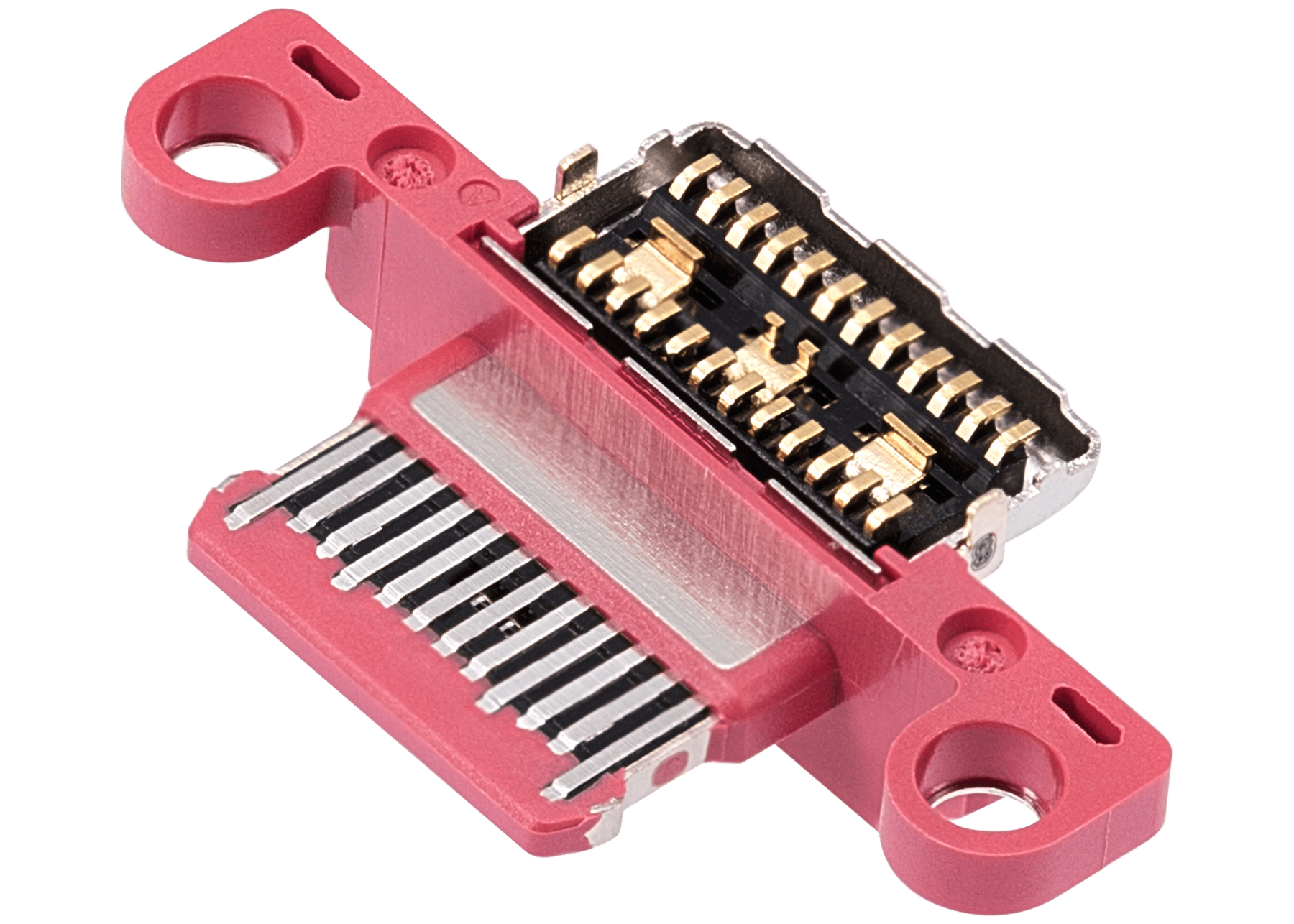 Charging Port Only Compatible For iPad 10 (2022) (Soldering Required) (Pink) (10 Pack)