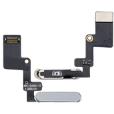 Power Button Flex Compatible For iPad 10 (2022) (Aftermarket Plus) (Silver)