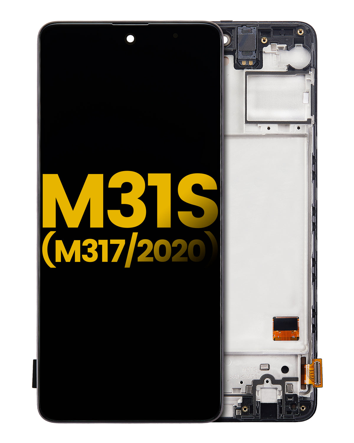 OLED Assembly With Frame Compatible For Samsung Galaxy M31S (M317 / 2020) (Refurbished) (All Colors)