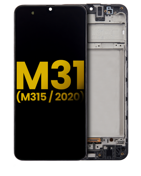 OLED Assembly With Frame Compatible For Samsung Galaxy M31 (M315 / 2020) (Refurbished) (All Colors)