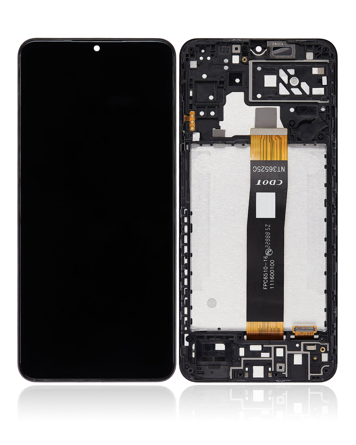 LCD Assembly With Frame Compatible For Samsung Galaxy A04S Core (A047 / 2022) (Service Pack) (Black)