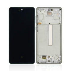 Replacement OLED Assembly With Frame Compatible For Samsung Galaxy A73 (A735 / 2022) (Refurbished) (Mint)