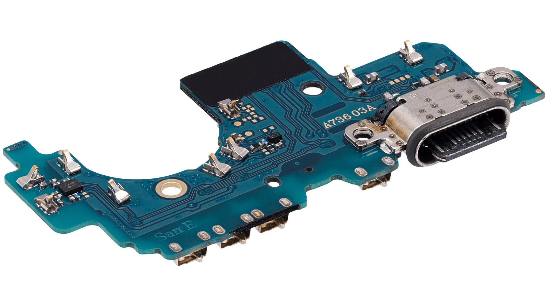 Charging Port With Board Compatible For Samsung Galaxy A73 5G (A736 / 2022) (Vemake)