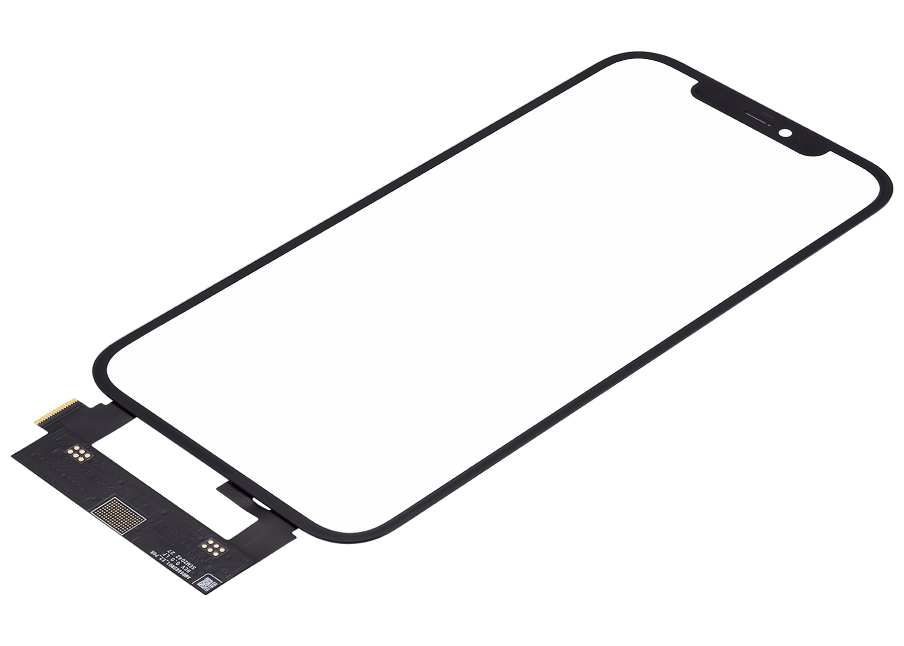 4 in 1 Short Flex (Digitizer Touch With Glass + OCA + Frame Pre-installed) Compatible For iPhone 12 Pro Max (OCA Master)