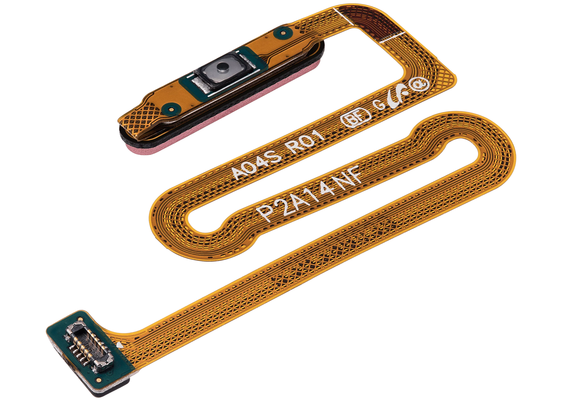 Fingerprint Reader With Flex Cable Compatible For Samsung Galaxy A04s (A047 / 2022) (Copper)