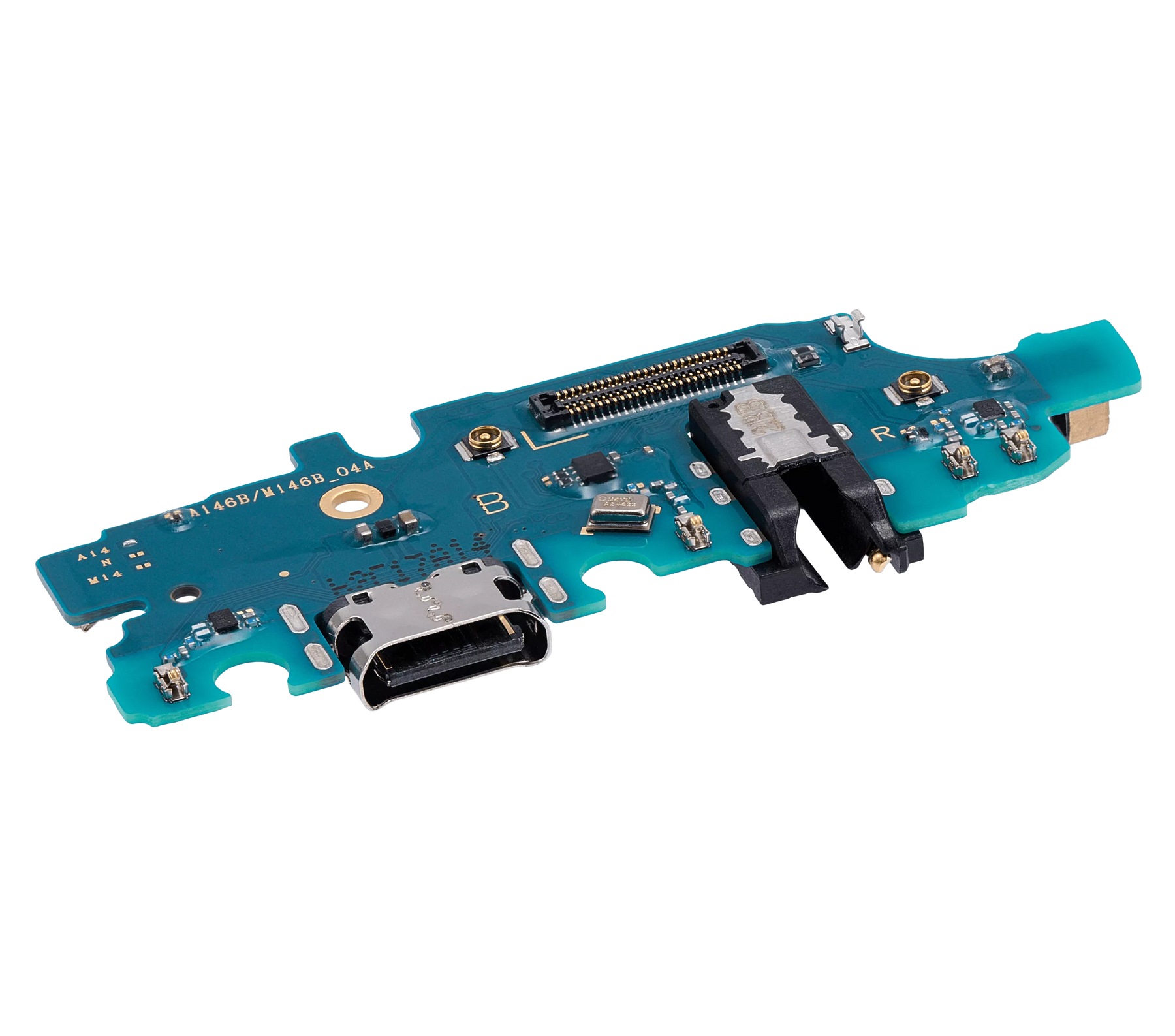 Charging Port With Headphone Jack Compatible For Samsung Galaxy A14 5G (A146B/F / 2023) (International Version) (Premium)