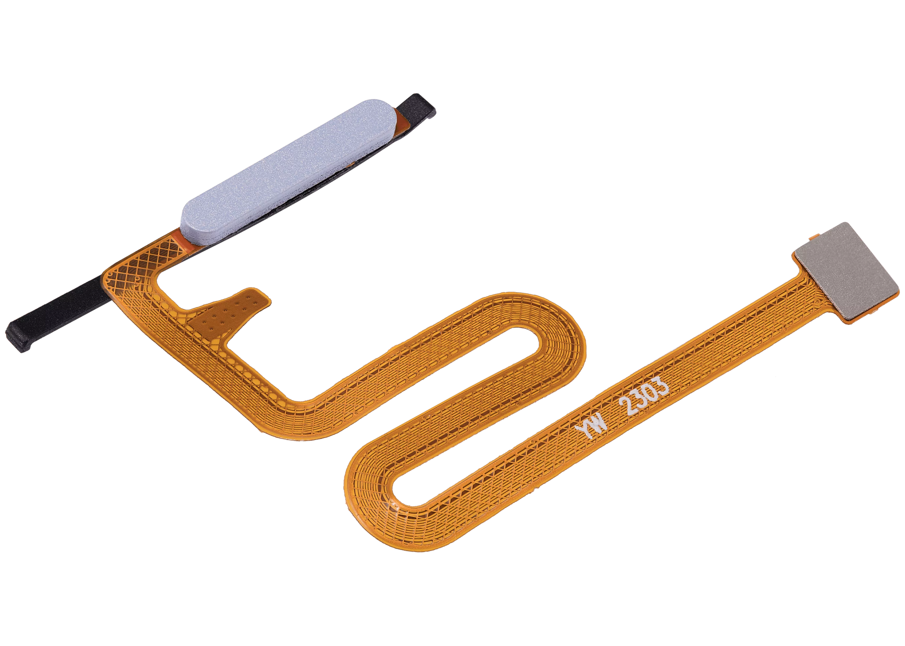 Fingerprint Reader With Flex Cable Compatible For Samsung Galaxy A14 (A145B / 2023) (Silver)