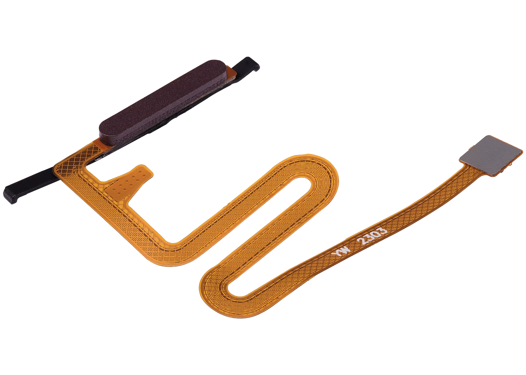 Fingerprint Reader With Flex Cable Compatible For Samsung Galaxy A14 (A145B / 2023) (Dark Red)