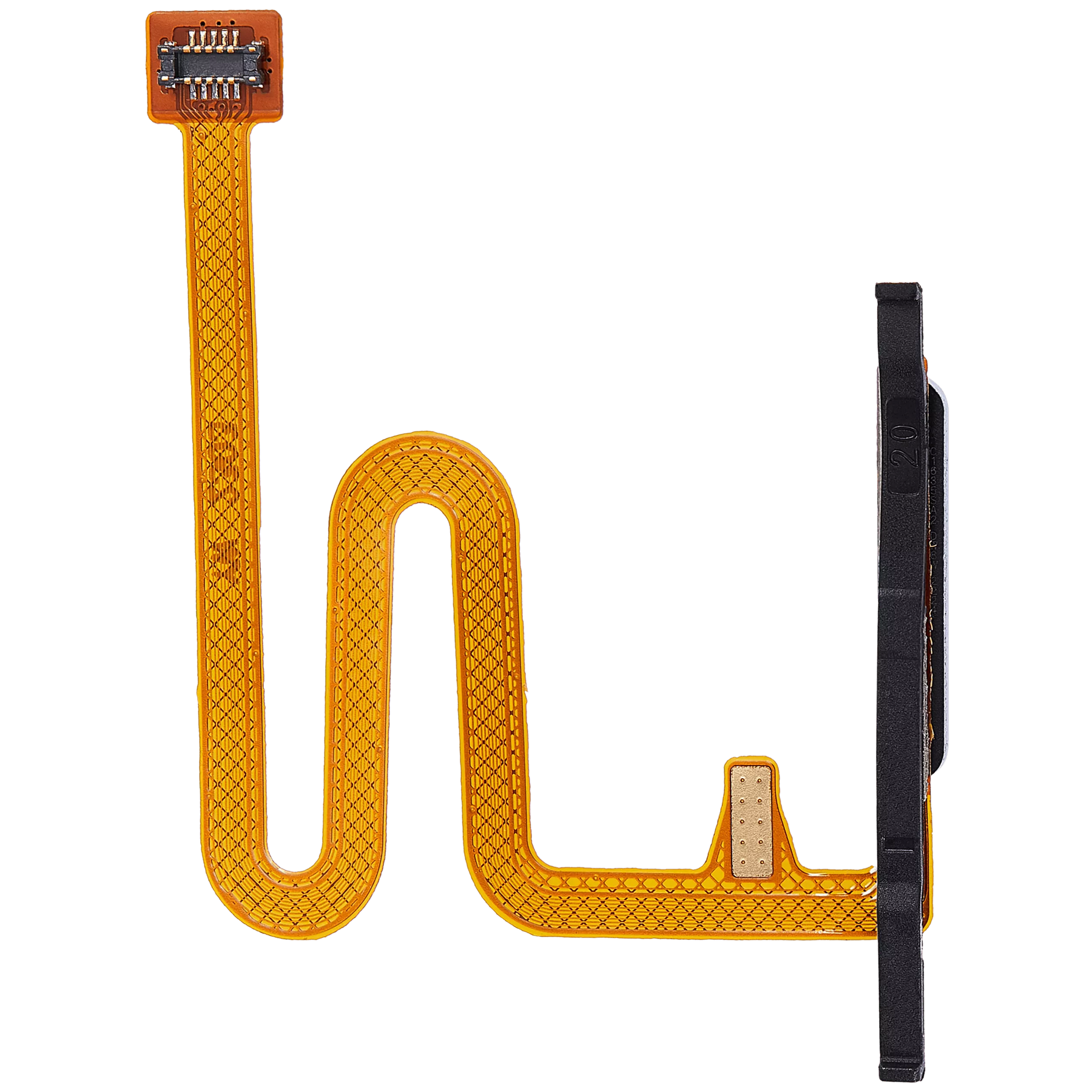 Fingerprint Reader With Flex Cable Compatible For Samsung Galaxy A14 (A145P / 2023) (Silver)