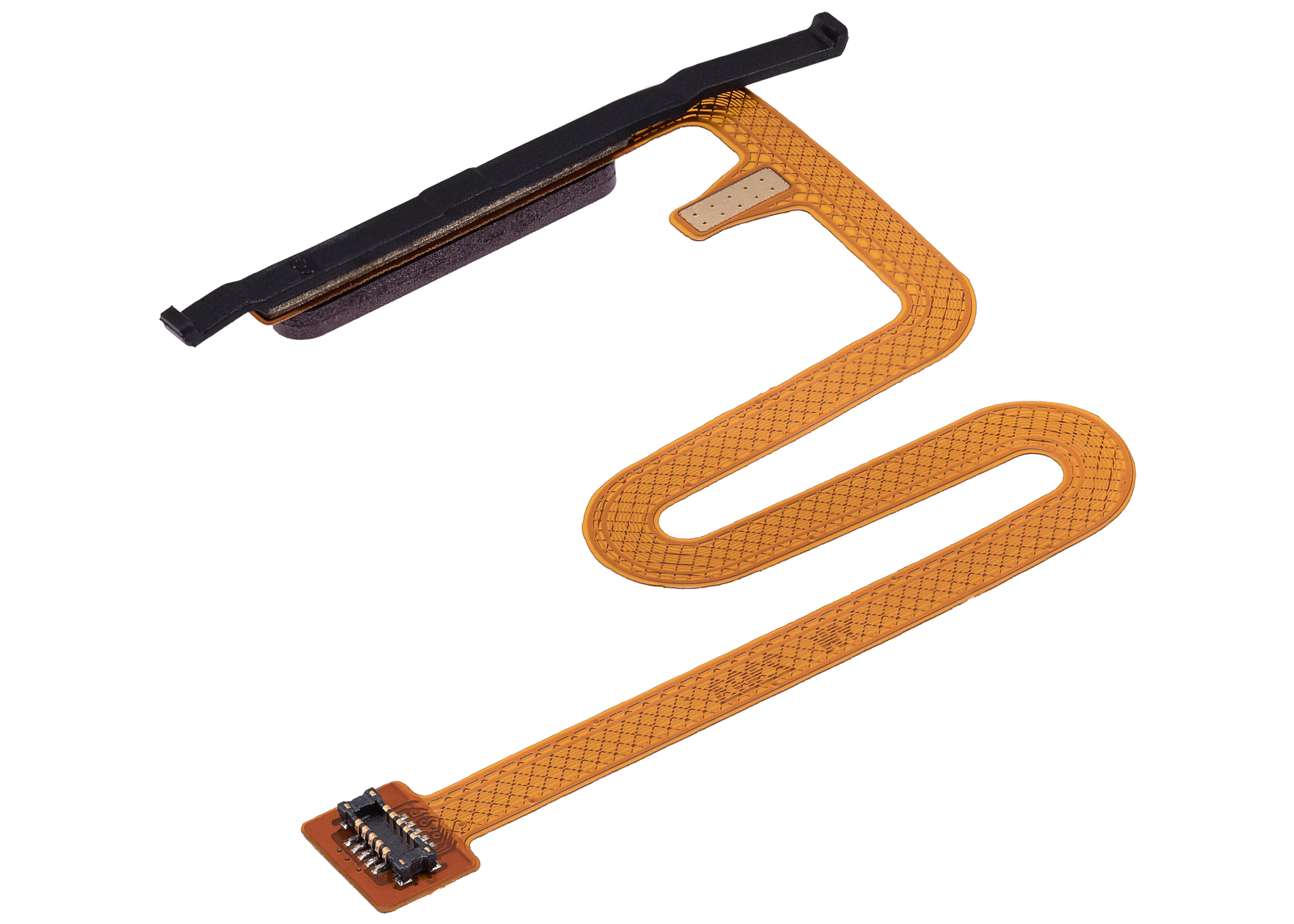 Fingerprint Reader With Flex Cable Compatible For Samsung Galaxy A14 (A145P / 2023) (Dark Red)