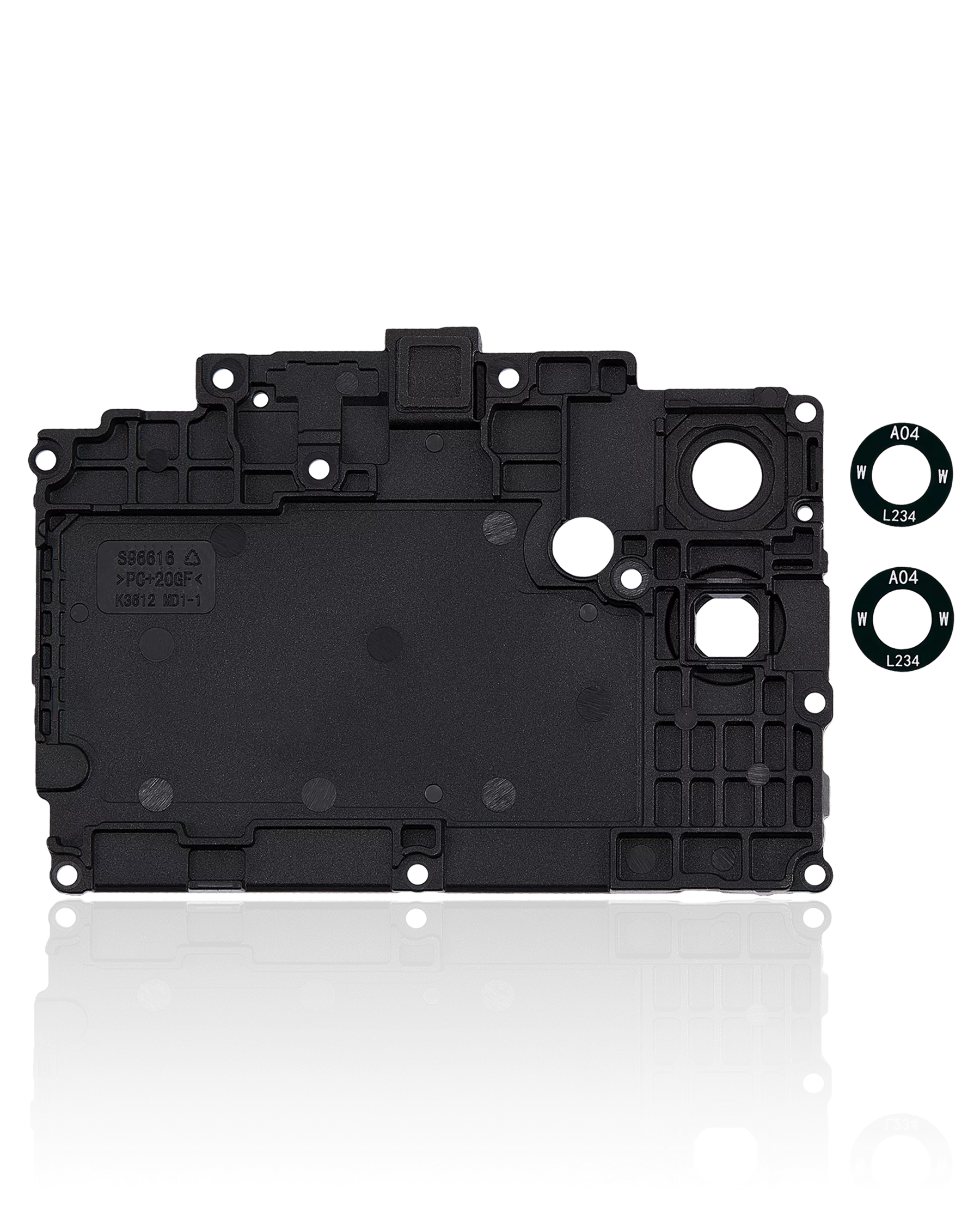 Back Camera Lens With Bracket Compatible For Samsung Galaxy A04 (A045 / 2022) (Black)