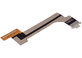 Charging Port Flex Cable Compatible For iPad 10 (2022) (Cellular) (Aftermarket Plus) (Silver)