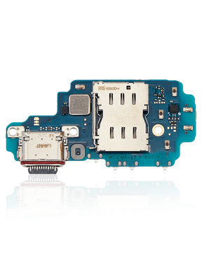 Replacement Charging Port Board With Sim Card Reader Compatible For Samsung Galaxy S23 Ultra 5G (S918B) (International Version)