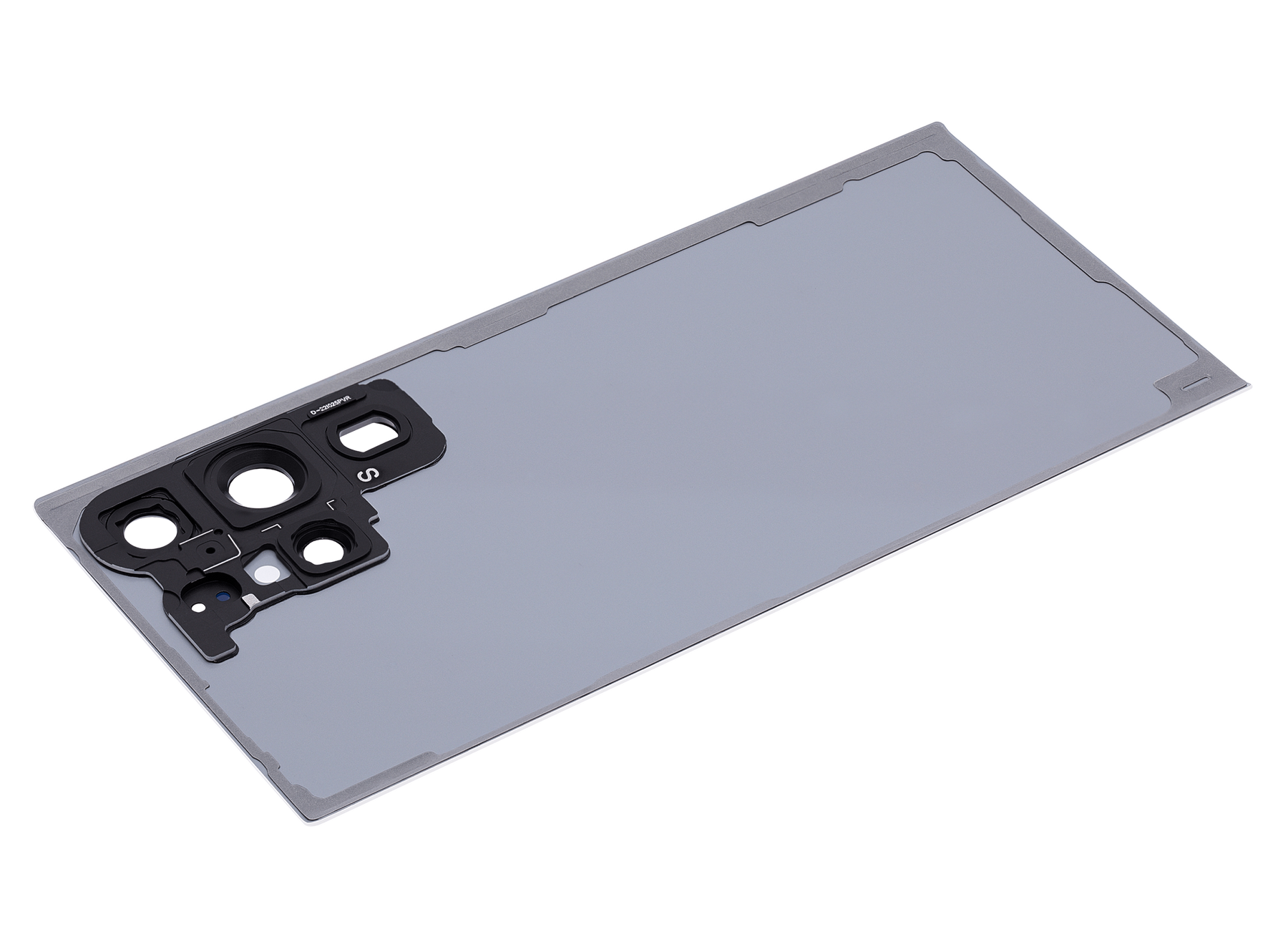 Replacement Back Cover Glass With Camera Lens Compatible For Samsung Galaxy S23 Ultra 5G (No Logo) (Vemake) (Cream)