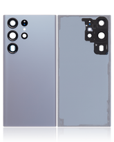 Back Cover Glass With Camera Lens Compatible For Samsung Galaxy S23 Ultra 5G  Replacement(No Logo) (Vemake) (Graphite)