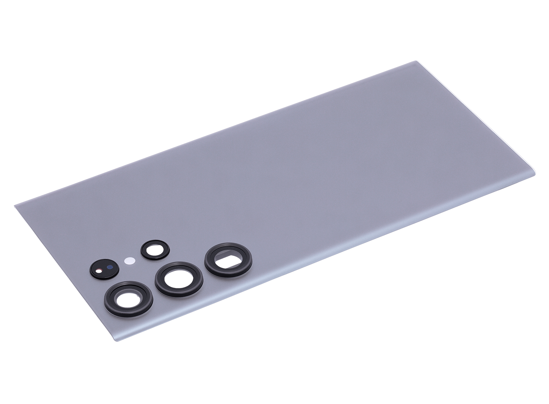 Back Cover Glass With Camera Lens Compatible For Samsung Galaxy S23 Ultra 5G  Replacement(No Logo) (Vemake) (Graphite)