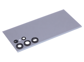 Back Cover Glass With Camera Lens Compatible For Samsung Galaxy S23 Ultra 5G  Replacement(No Logo) (Vemake) (Graphite)