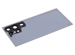 Back Cover Glass With Camera Lens Compatible For Samsung Galaxy S23 Ultra 5G  Replacement(No Logo) (Vemake) (Graphite)