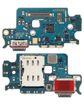 Charging Port Board With Sim Card Reader Compatible For Samsung Galaxy S23 5G Replacement(S911B) (International Version)