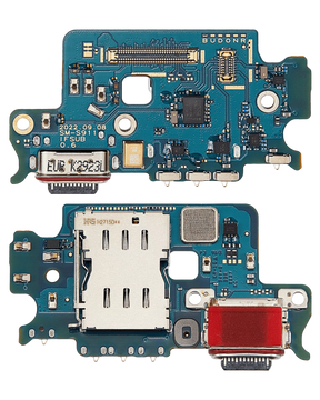 Charging Port Board With Sim Card Reader Compatible For Samsung Galaxy S23 5G Replacement(S911B) (International Version)