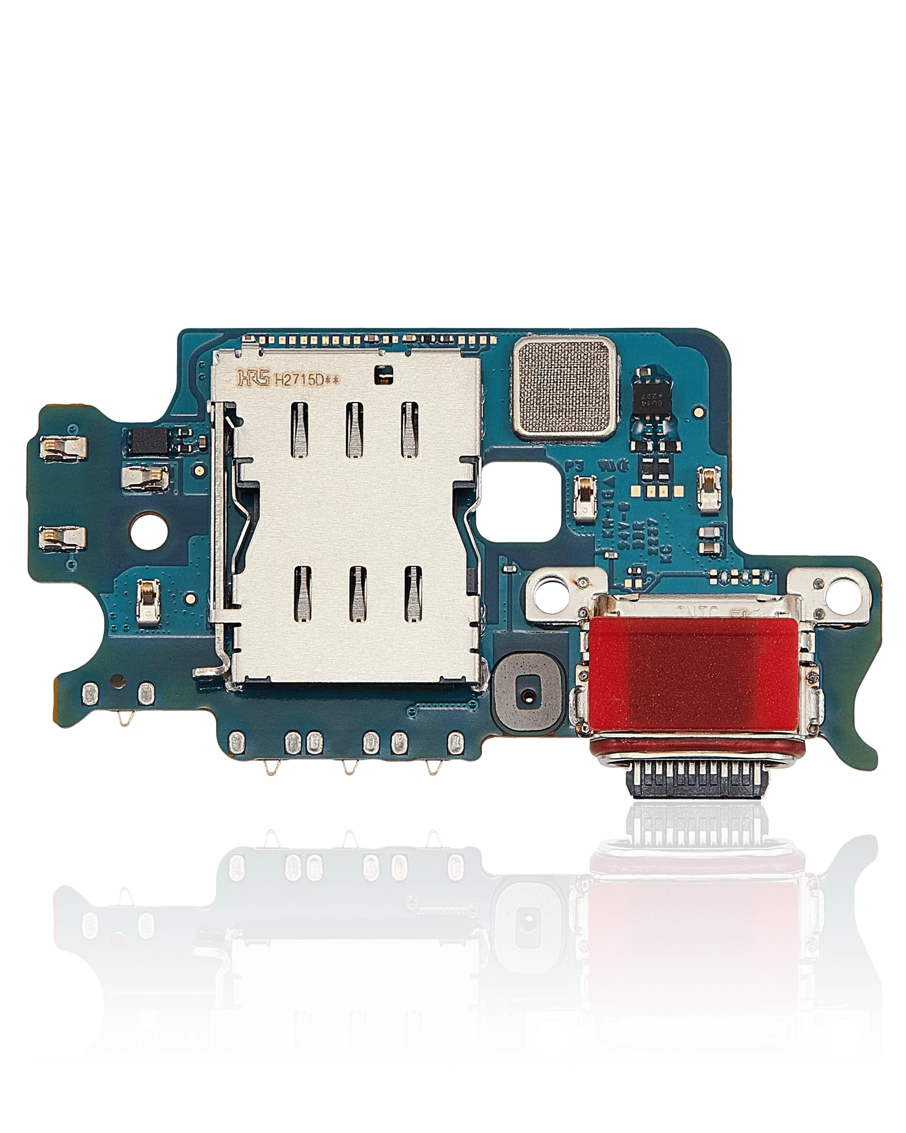 Charging Port Board With Sim Card Reader Compatible For Samsung Galaxy S23 5G (S911B) (International Version) (Premium)