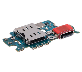 Charging Port Board With Sim Card Reader Compatible For Samsung Galaxy S23 5G (S911B) (International Version) (Premium)