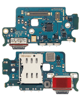 Charging Port Board With Sim Card Reader Compatible For Samsung Galaxy S23 5G Replacement (S911U) (US Version)