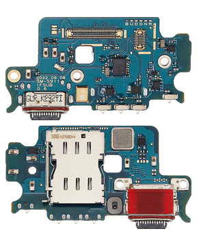 Charging Port Board With Sim Card Reader Compatible For Samsung Galaxy S23 5G Replacement (S911U) (US Version)