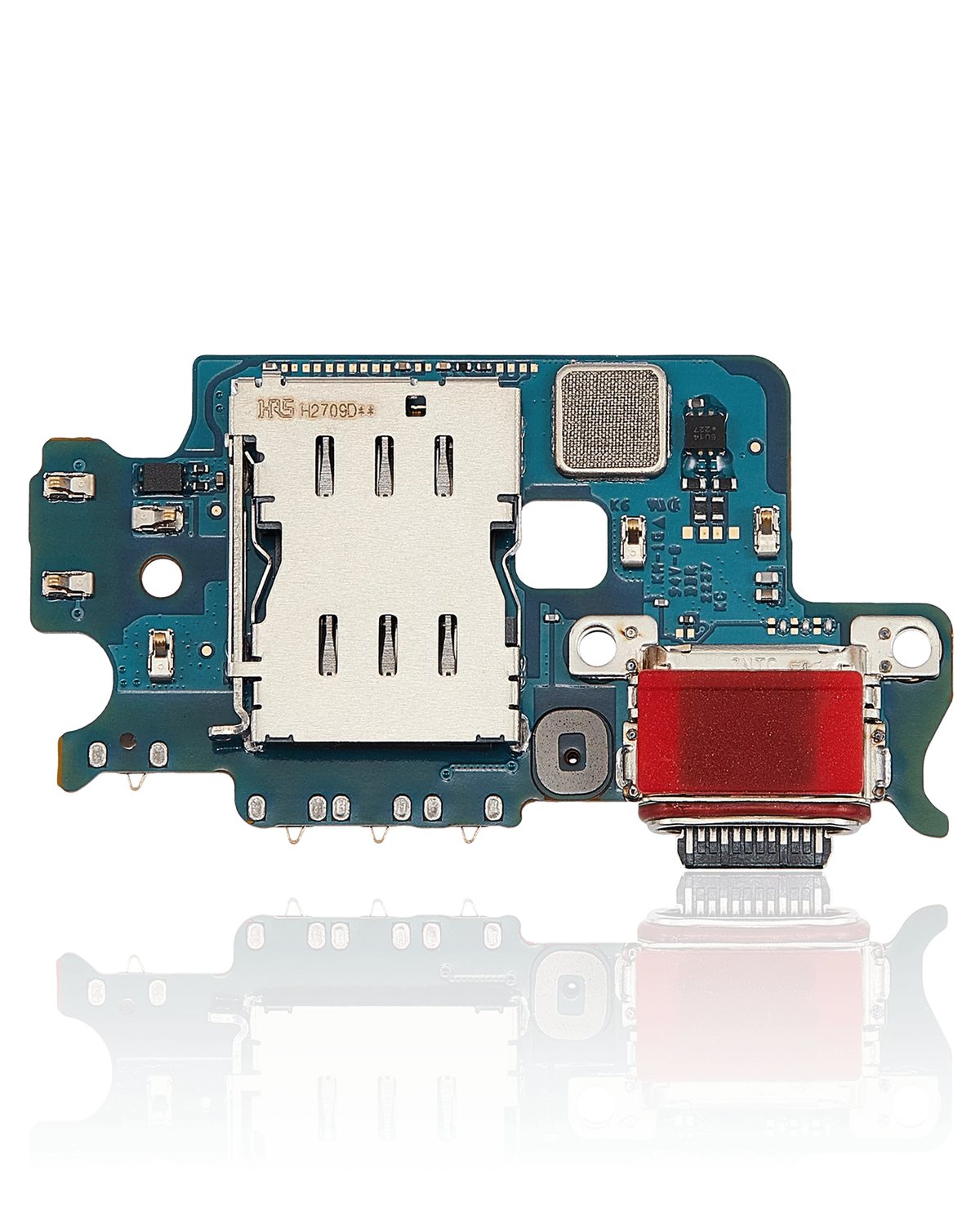 Charging Port Board With Sim Card Reader Compatible For Samsung Galaxy S23 5G (S911U) (US Version) (Premium)