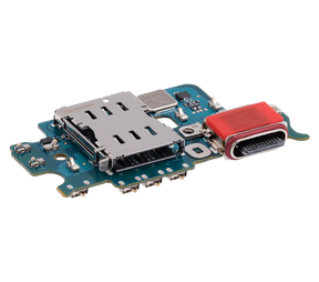 Charging Port Board With Sim Card Reader Compatible For Samsung Galaxy S23 5G Replacement (S911U) (US Version)
