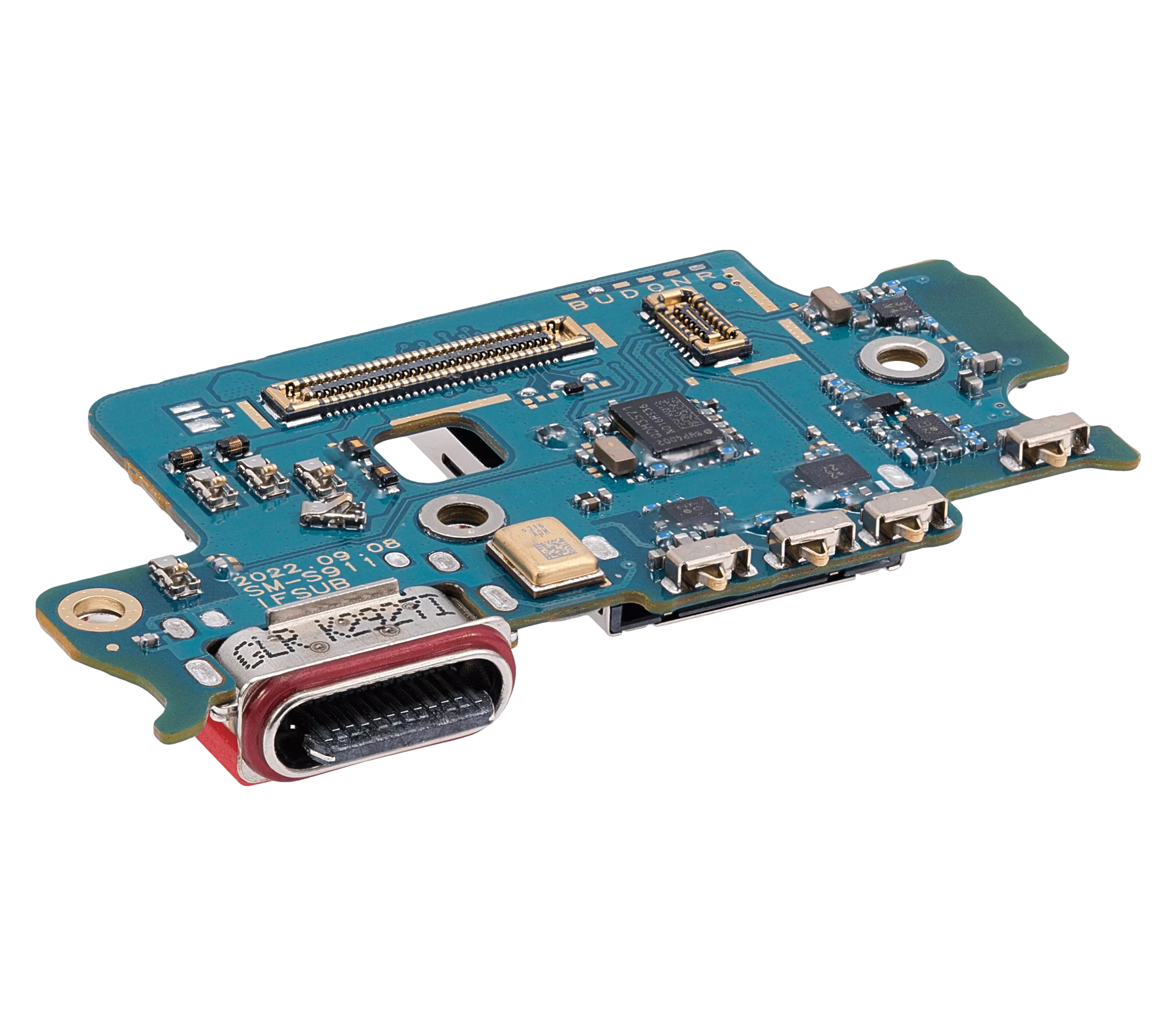 Charging Port Board With Sim Card Reader Compatible For Samsung Galaxy S23 5G Replacement (S911U) (US Version)