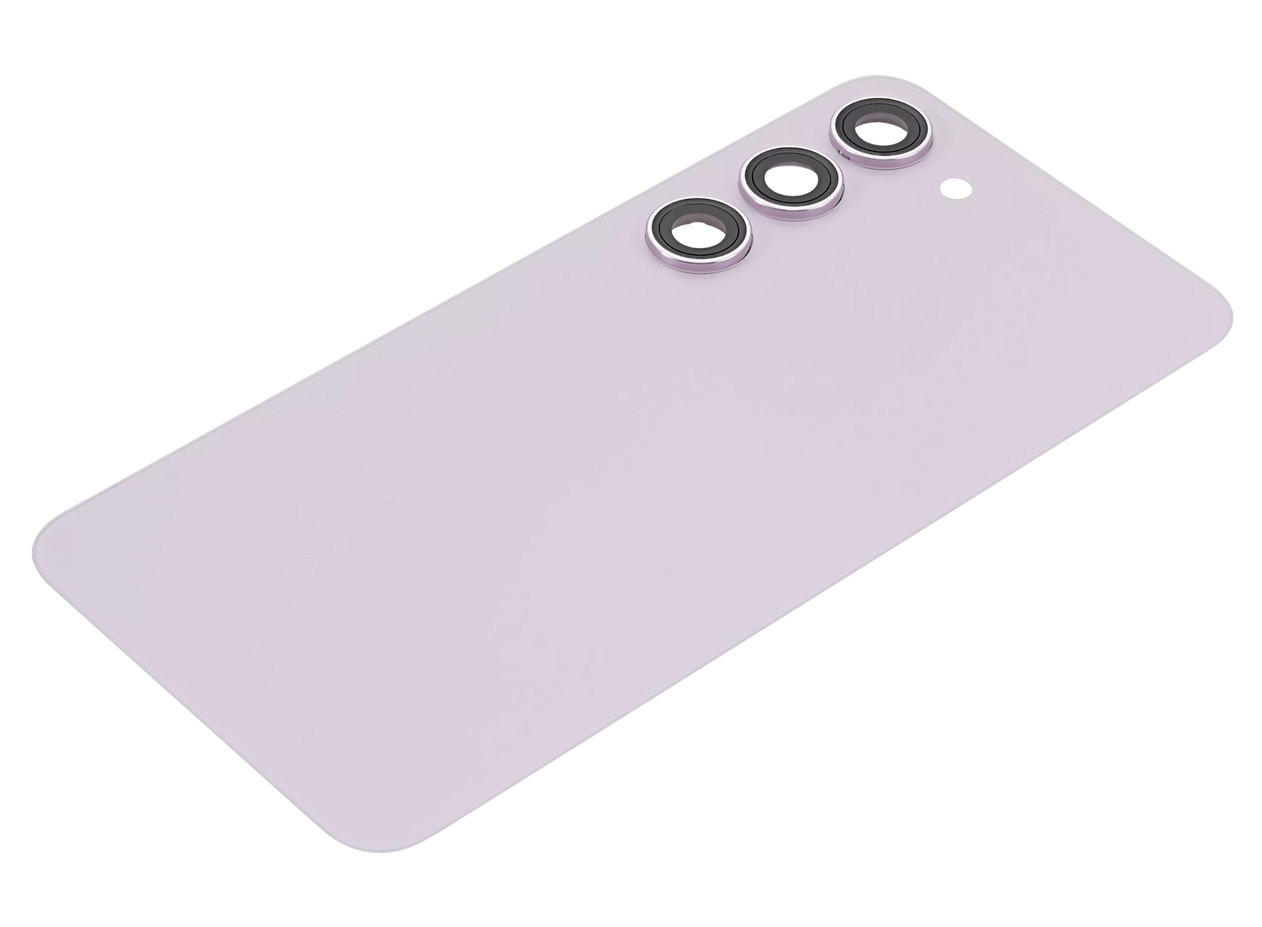 Replacement Back Cover Glass With Camera Lens Compatible For Samsung Galaxy S23 5G (No Logo) (Aftermarket Plus) (Lavender)
