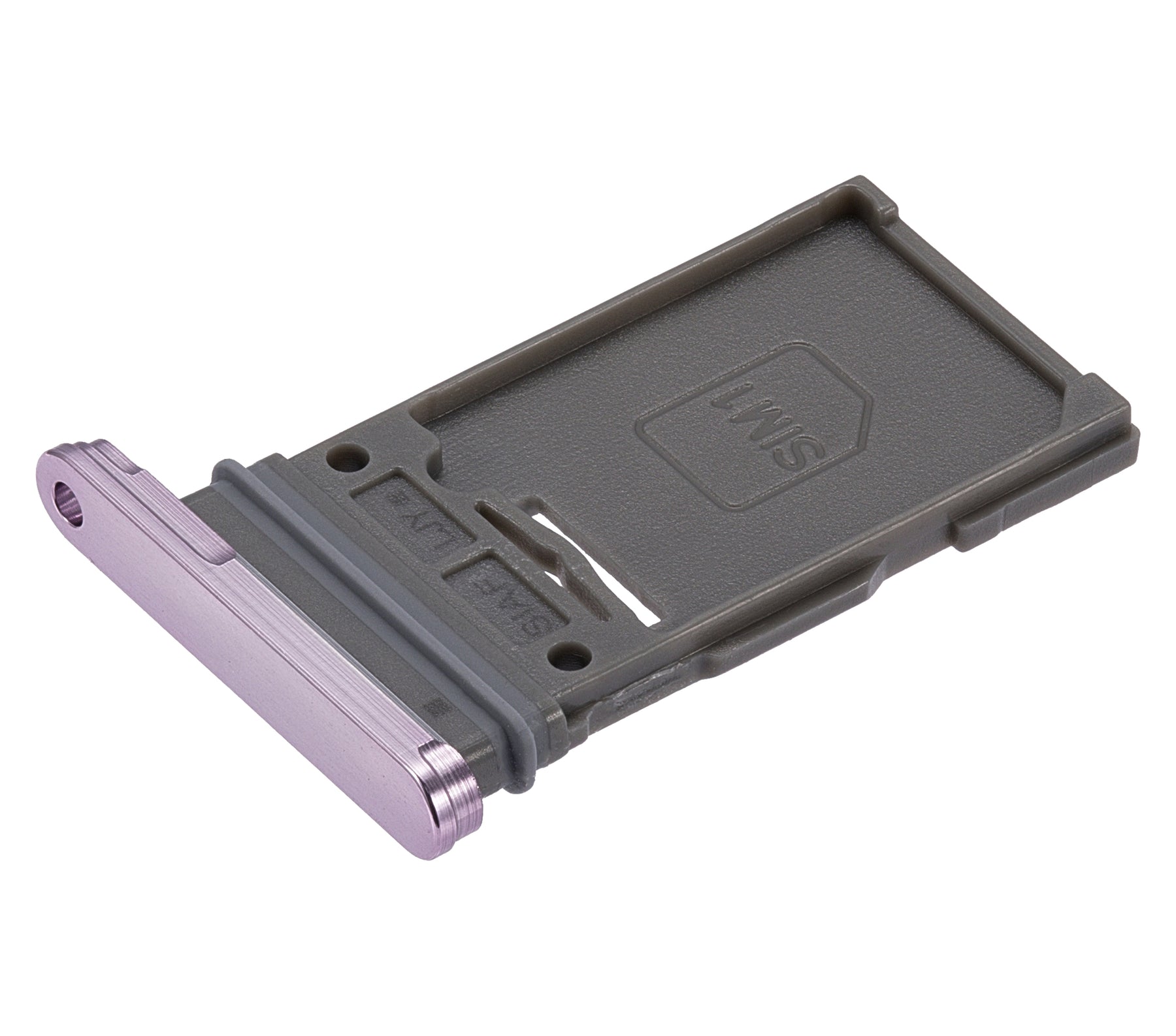 Single Sim Card Tray Replacement Compatible For Samsung Galaxy S23 5G / S23 Plus 5G (Lavender)
