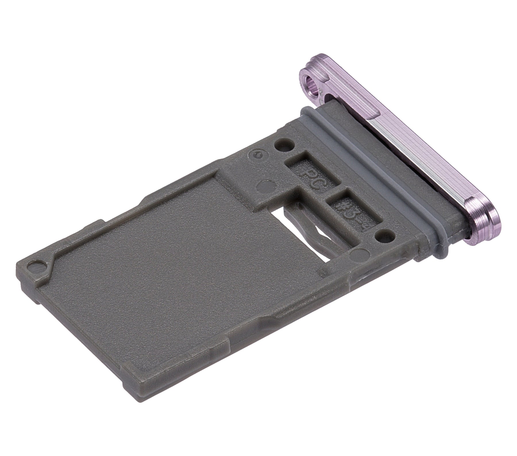Single Sim Card Tray Compatible For Samsung Galaxy S23 5G / S23 Plus 5G Replacement (Lavender)