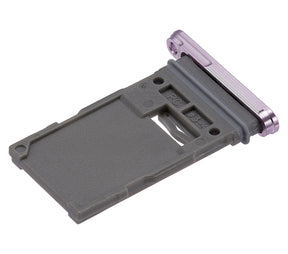 Single Sim Card Tray Replacement Compatible For Samsung Galaxy S23 5G / S23 Plus 5G (Lavender)