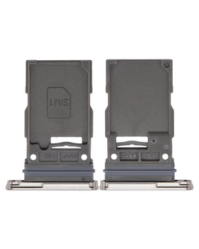 Replacement Single Sim Card Tray Compatible For Samsung Galaxy S23 5G / S23 Plus 5G (Cream).