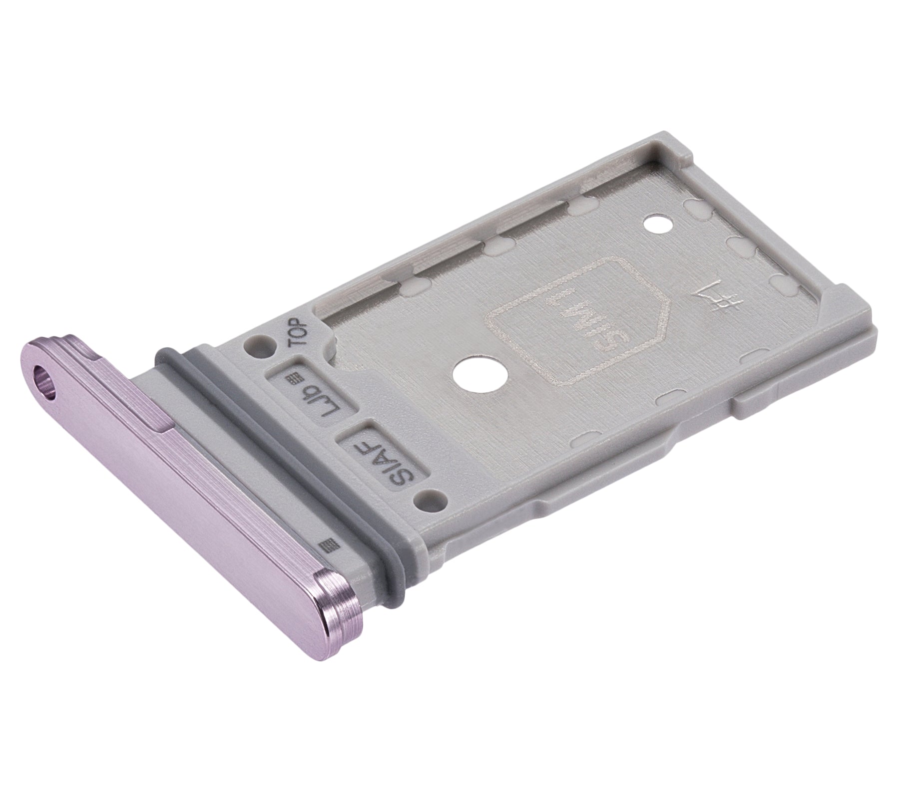 Dual Sim Card Tray Replacement Compatible For Samsung Galaxy S23 5G / S23 Plus 5G (Lavender)